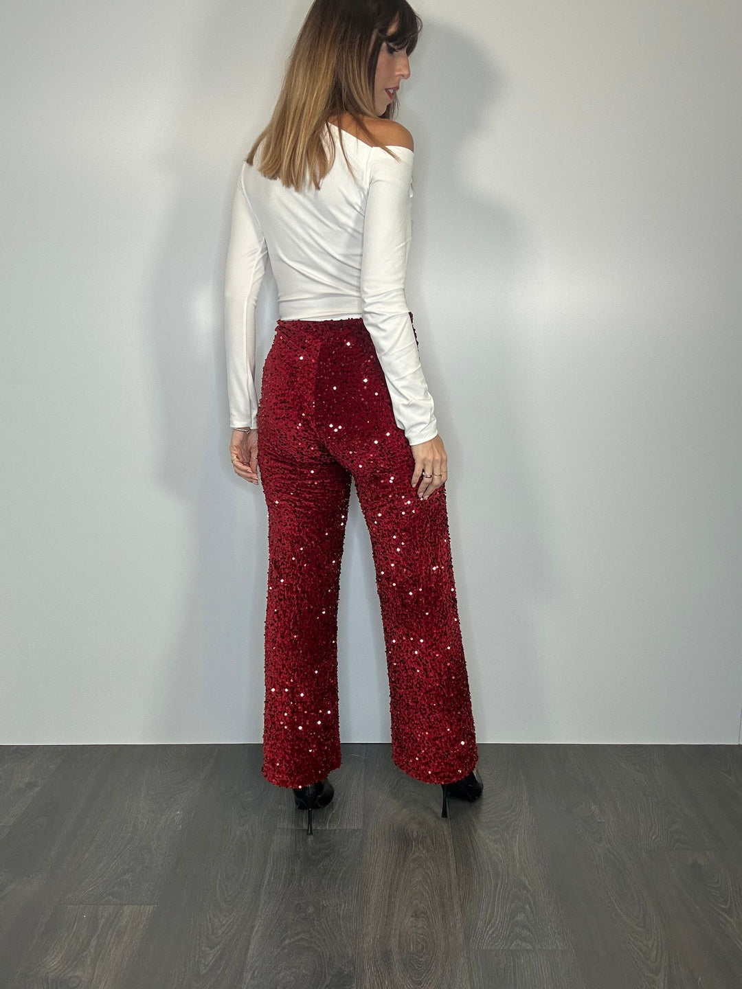 Pantalone Paillettes Luce